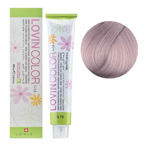9/75 Стійка крем-фарба для волосся, 100мл  Hair color cream Lovin Color LOVIEN Essential