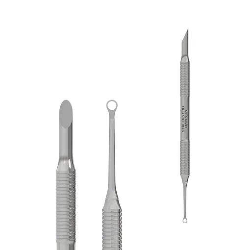 Лопатка манікюрна EXPERT 51 TYPE 2 (пушер скошений та кільце) PE-51/2 STALEKS PRO