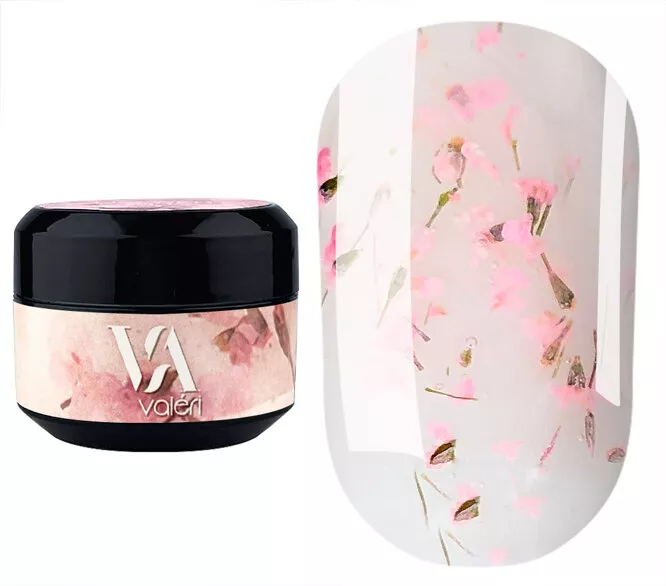 VALERI Flower Gel Гели з сухоцвітами 5 мл №4 Світло-рожевий