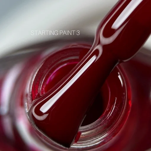 Лак-фарба для стемпінга, 8 мл №03 Колір: Червоний Stamping Paint SAGA Professional