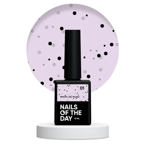 Гель-лак з крапочками, 10 мл №01 MiDots Gel Polish NAILSOFTHEDAY 