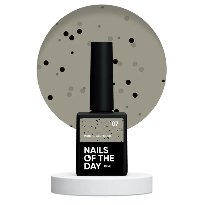 Гель-лак з крапочками, 10 мл №07 MiDots Gel Polish NAILSOFTHEDAY 