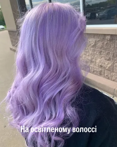 Тонувальний крем для волосся прямої дії (колір: ПАСТЕЛЬНИЙ-ФІОЛЕТОВИЙ/Lilac Ice Cream), 200 мл Direct Colour Cream ELINOR Professional