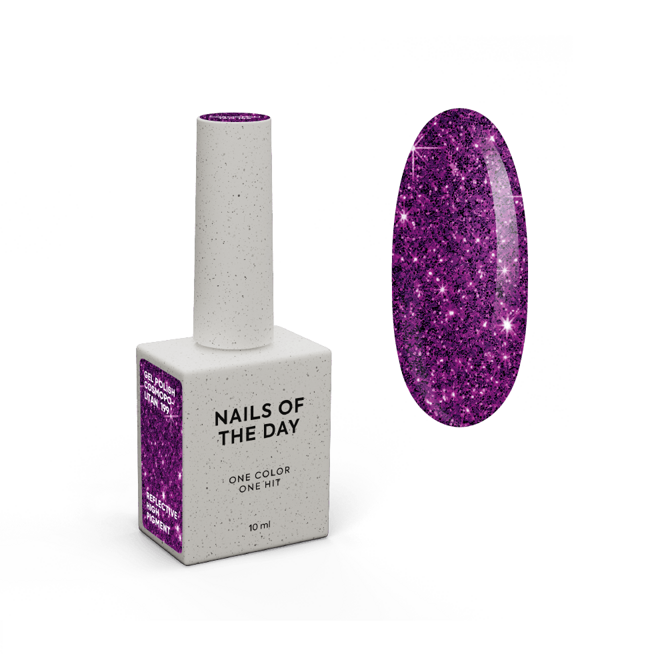 Гель-лак світловідбиваючий, 10 мл COSMOPOLITAN Night Gel Polish NAILSOFTHEDAY 