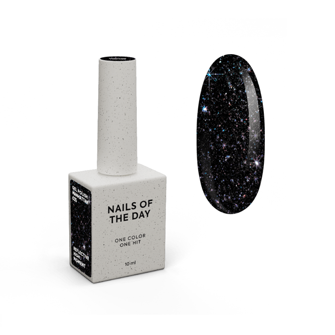 Гель-лак світловідбиваючий, 10 мл MANHATTAN Night Gel Polish NAILSOFTHEDAY 