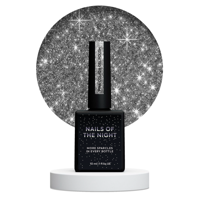 Гель-лак світловідбиваючий, 10 мл PINA COLADA Night Gel Polish NAILSOFTHENIGHT 