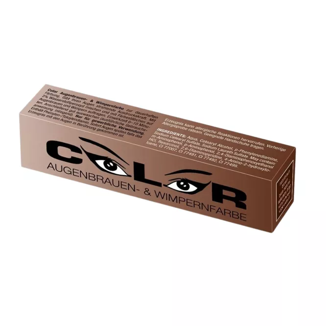 Фарба для брів та вій Колір: Натурально-коричневий, 15 мл Comair Color