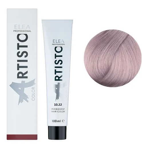 10/22 Стійка крем-фарба для волосся, 100 мл Permanent Hair Color ARTISTO ELEA Professional