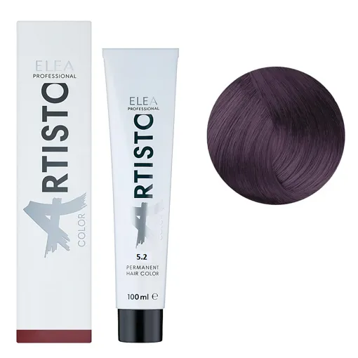 5/2 Стійка крем-фарба для волосся, 100 мл Permanent Hair Color ARTISTO ELEA Professional