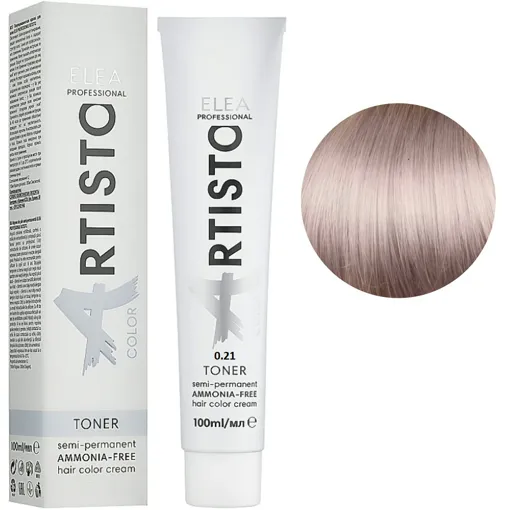 0/21 Безаміачна фарба для волосся, 100 мл Toner Color ARTISTO ELEA Professional