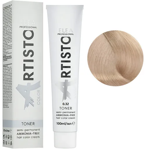 0/32 Безаміачна фарба для волосся, 100 мл Toner Color ARTISTO ELEA Professional
