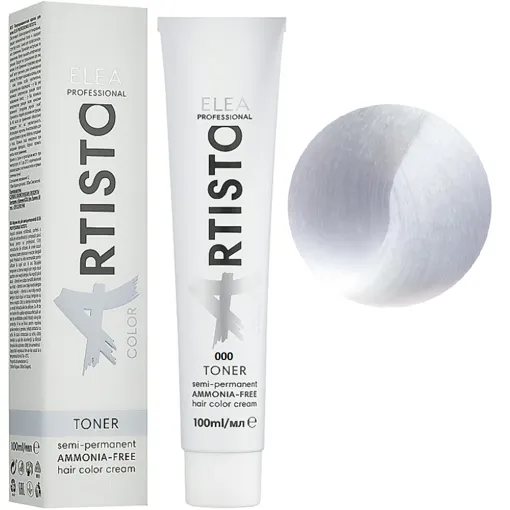 000 Безаміачна фарба для волосся, 100 мл Toner Color ARTISTO ELEA Professional