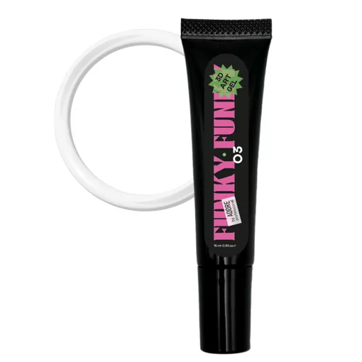 ADORE 3D Art Gel Гель для об`ємного дизайну 15мл №03 Прозорий