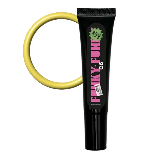 ADORE 3D Art Gel Гель для об`ємного дизайну 15мл №06 Лимон