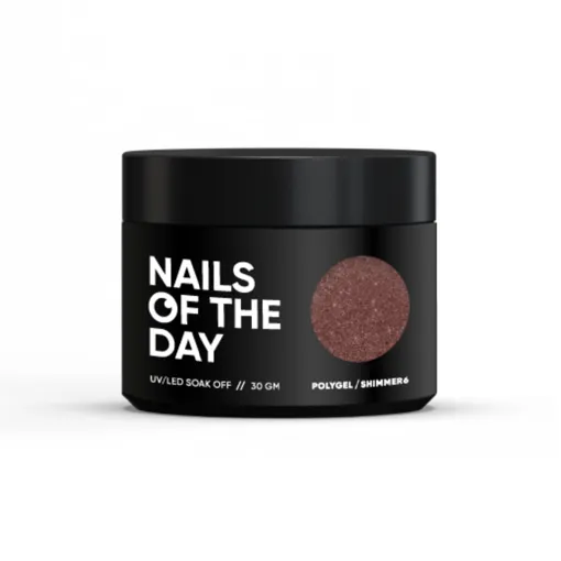 Полігель із шимером, 30 мл №06 SHIMMER Poly Gel NAILSOFTHEDAY