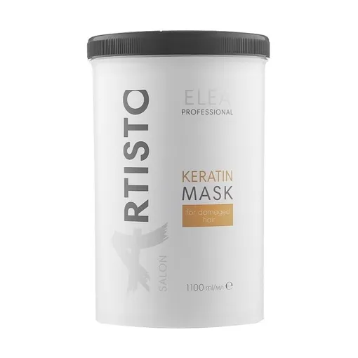 Маска реструктурувальна для пошкодженого волосся, 1100 мл Keratin Mask Salon ARTISTO ELEA Professional