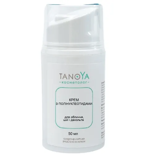 Крем з полінуклеотидами для обличчя, шиї і декольте всіх типів шкіри, 50 мл TANOYA Cosmetolog
