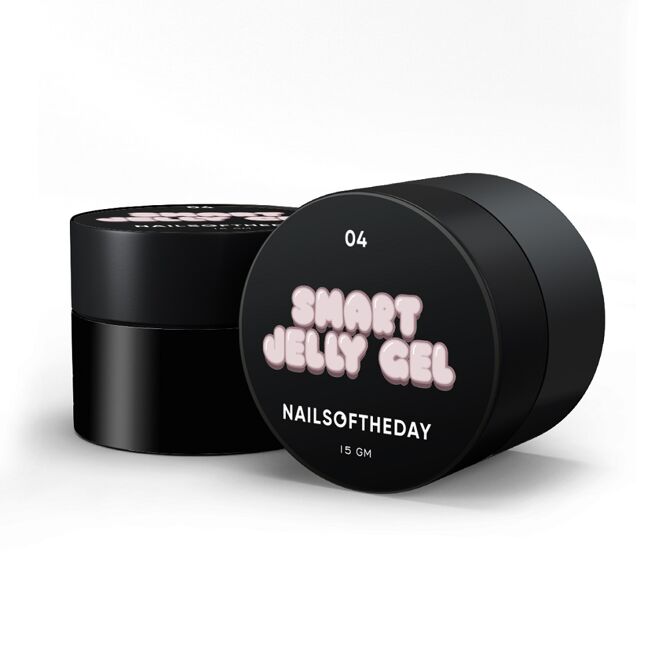 Гель-желе для нарощування нігтів, 15 мл №04 Колір: Бежевий Smart Jelly Gel NAILSOFTHEDAY