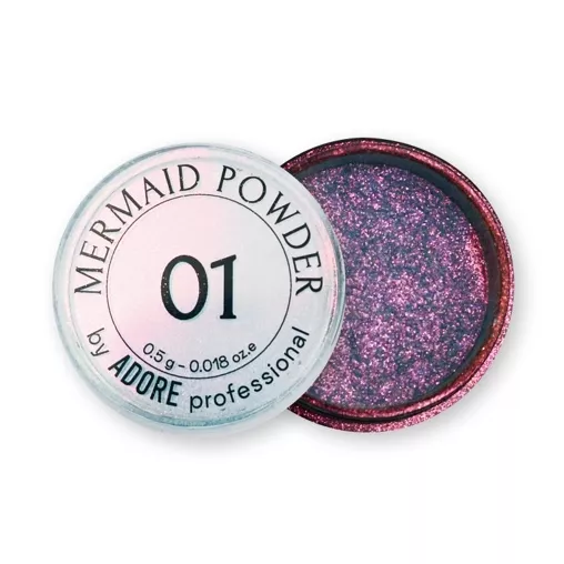 Втирка-Хамелеон для нігтів, 0,5г №01 Mermaid Powder ADORE