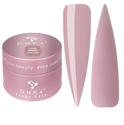 DNKa Cover  Base  Основа камуфляжна для гель-лаку 30мл  №91 Ladylike