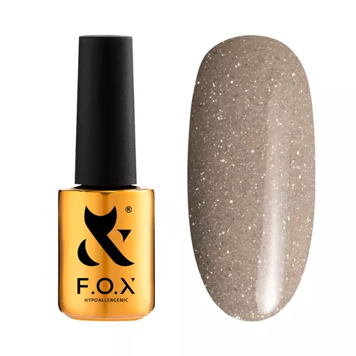 F.O.X Sparkle Gel Polish Гель-лак світловідбиваючий 7 мл №004