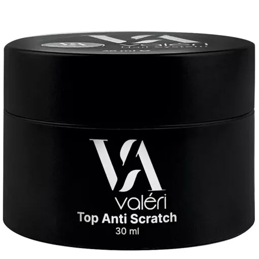 VALERI Top Anti Scratch (No UV-filters) Фініш без липкого шару для гель-лаку 30 мл 