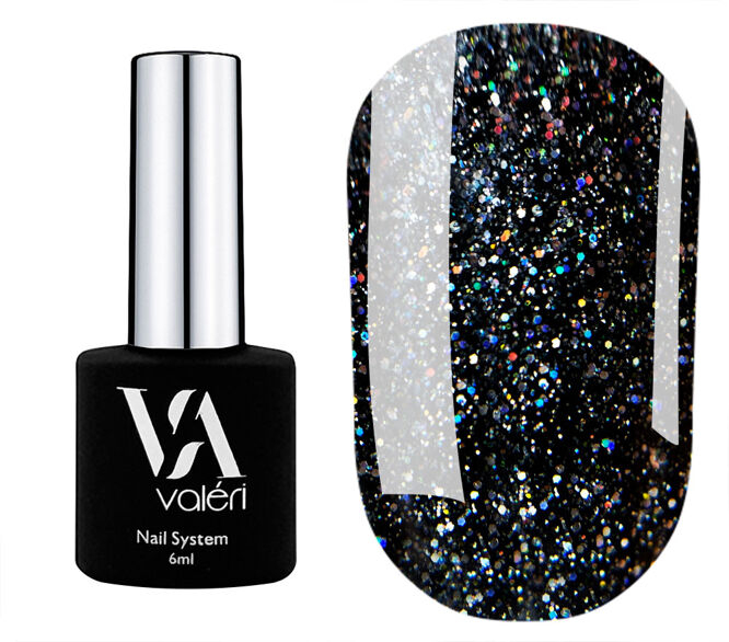 VALERI Silver Flash TopФініш для гель-лаку 6 мл 