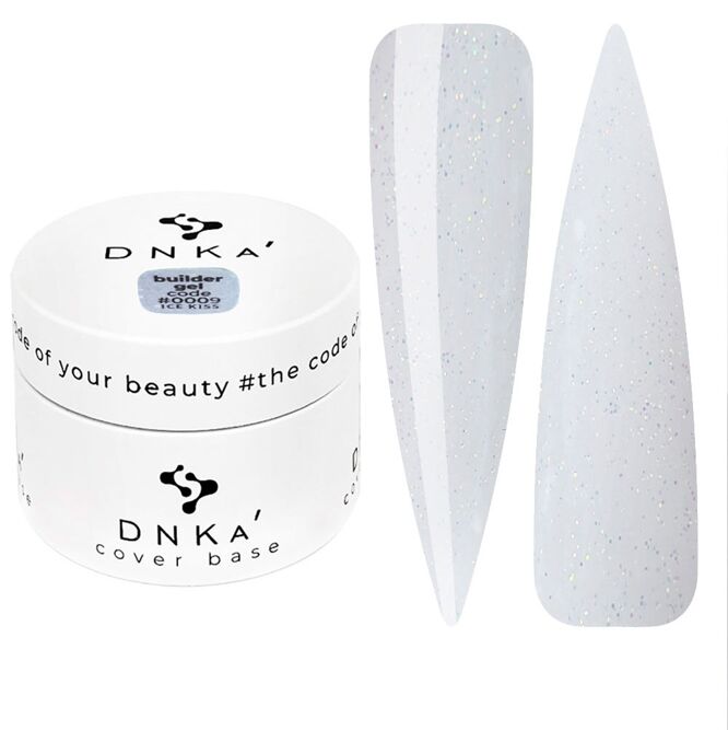 DNKa Builder gel Гель для нарощування нігтів з шиммером 30мл №09 Ice Kiss