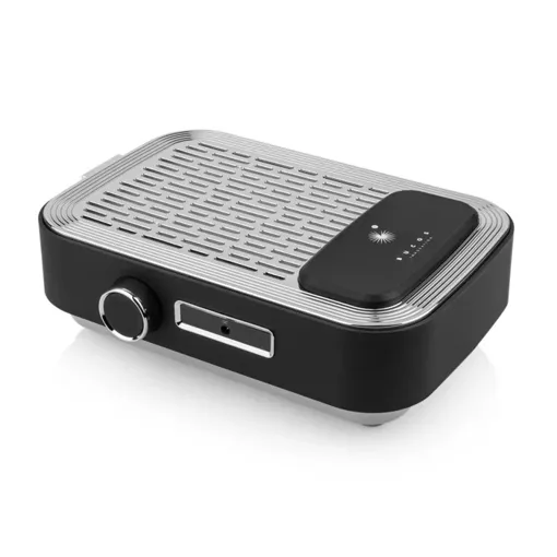 BUCOS CYCLONE V3 Витяжка для манікюру з HEPA фільтром та акумулятором  100W (Чорна) 