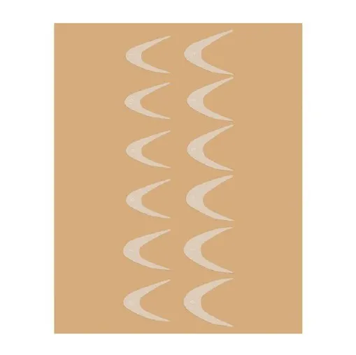 Молди трафарети для френчу на верхніх формах Universal, кількість: 12 шт KODI Professional  