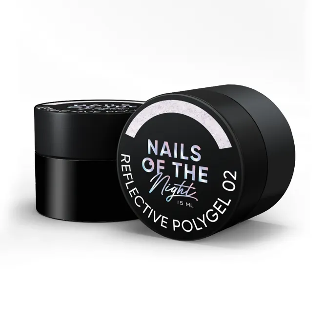 Полігель світловідбиваючий рідкий, 15 мл №02 Reflective Poly Gel NAILSOFTHENIGHT