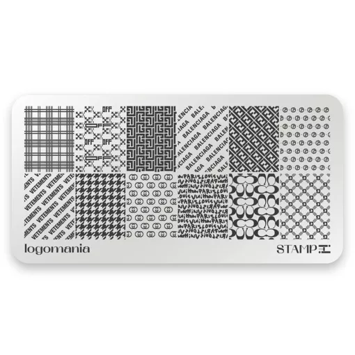 ADORE STAMP IT Пластина для стемпінга  Logomania