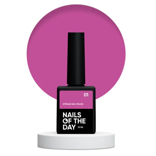 Гель-лак вітражний, 10 мл №01 Vitrage Gel Рolish NAILSOFTHEDAY 