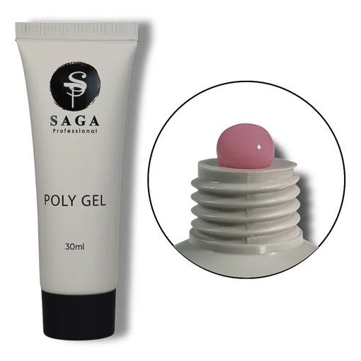 Полігель для нігтів, 30 мл №04 Poly Gel NEW SAGA Professional