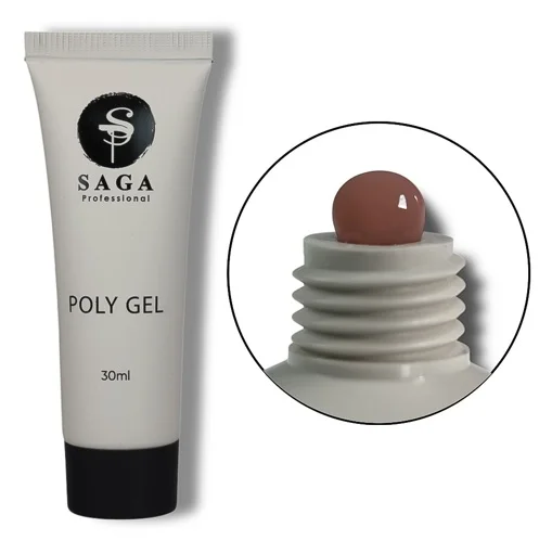 Полігель для нігтів, 30 мл №07 Poly Gel NEW SAGA Professional