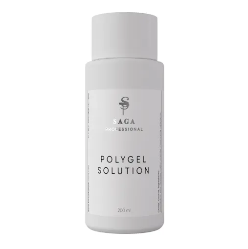 Рідина для полігелю, 200 мл Polygel Solution SAGA Professional