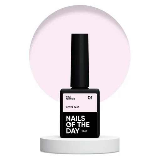 База камуфлююча, 10 мл №01 Cover Base NEW Formula NAILSOFTHEDAY