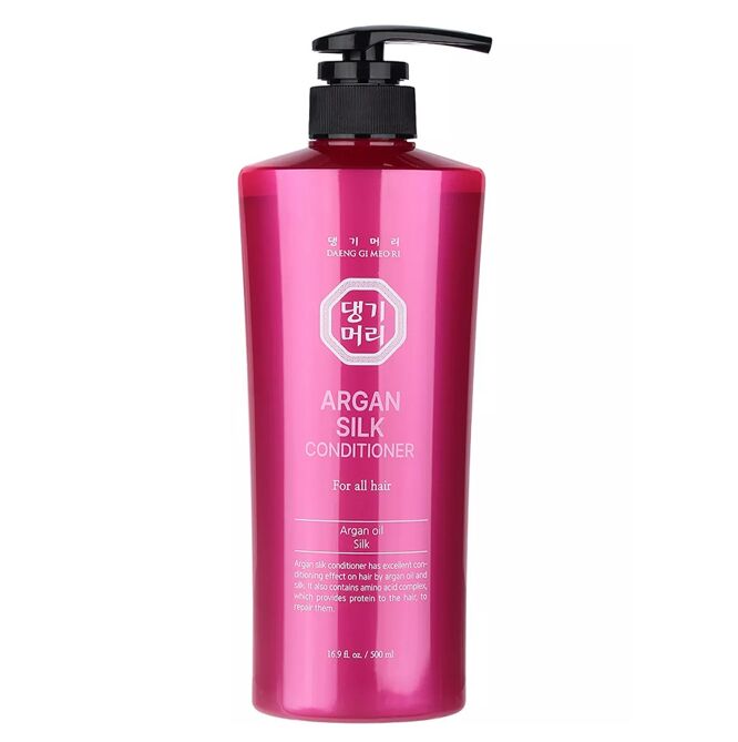 Кондиціонер аргановий з екстрактом шовку 500мл Сonditioner Argan Silk DAENG GI MEO RI