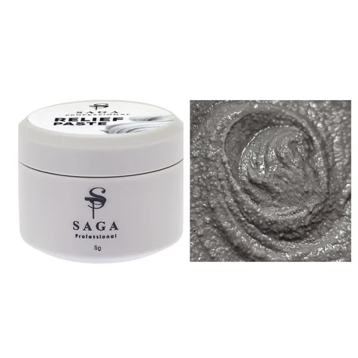 Паста рельєфна, 5 мл  №02 Колір: бежевий Relief paste SAGA Professional