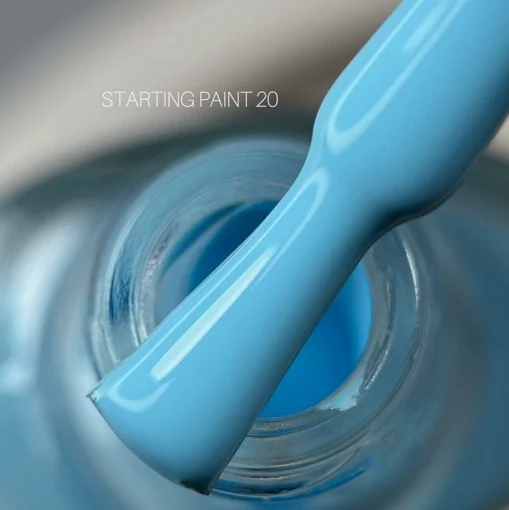 Лак-фарба для стемпінга, 8 мл №20 Колір: Небесно-блакитний Stamping Paint SAGA Professional