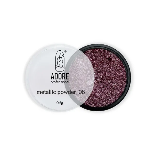 Металева хромована втирка, 0,5 г №08 Metallic Powder ADORE