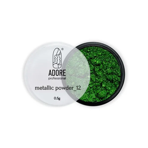 Металева хромована втирка, 0,5 г №12 Metallic Powder ADORE