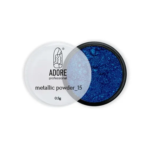 Металева хромована втирка, 0,5 г №15 Metallic Powder ADORE