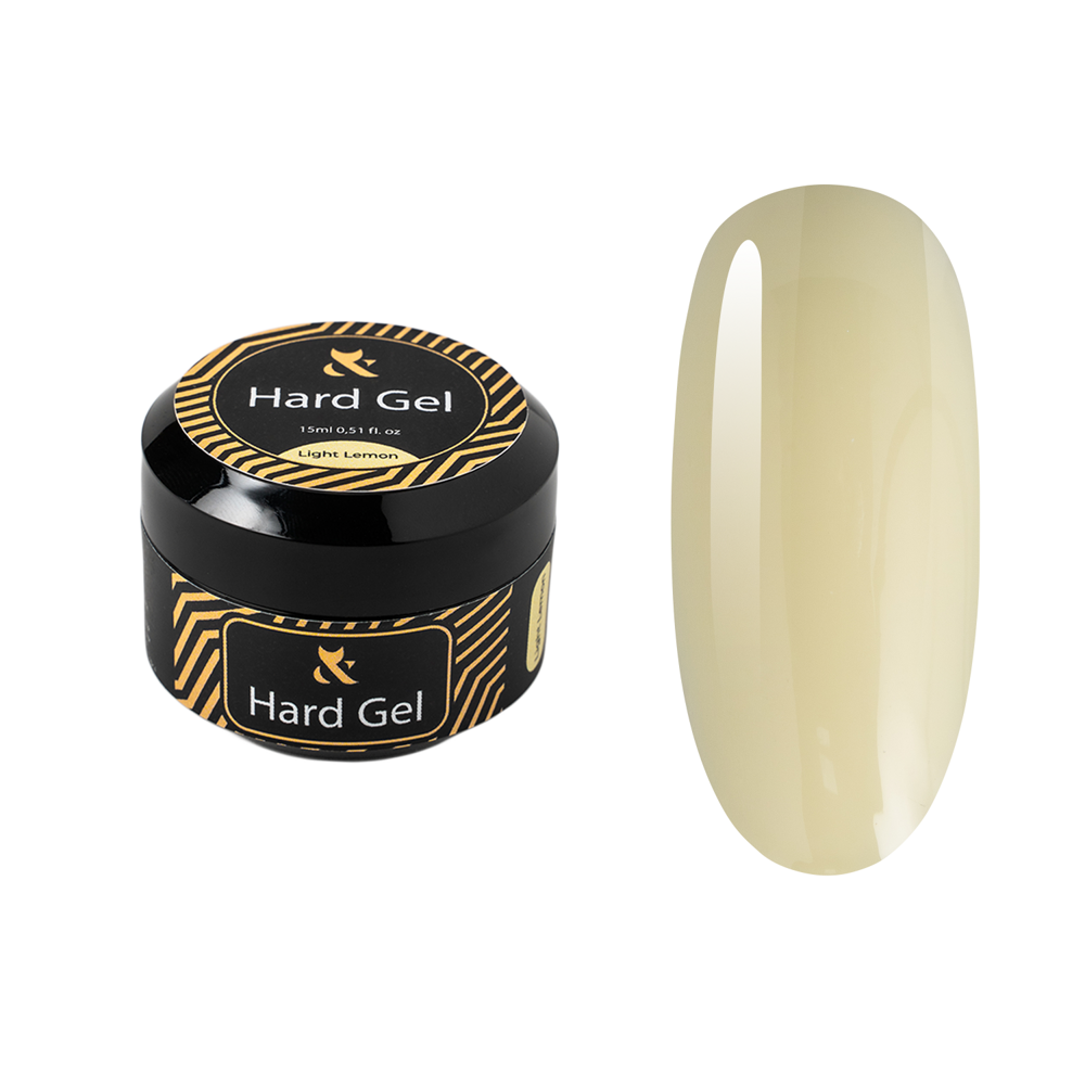 F.O.X Hard Gel Cover 15мл Light Lemon