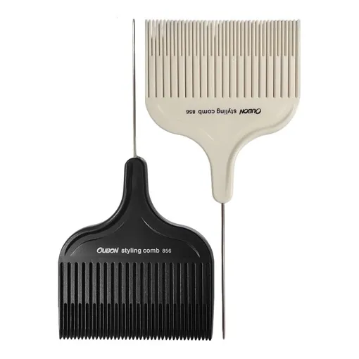 Гребінець для МІКРОМЕЛІРУВАННЯ, широкий, з металевою спицею 856 PROLine