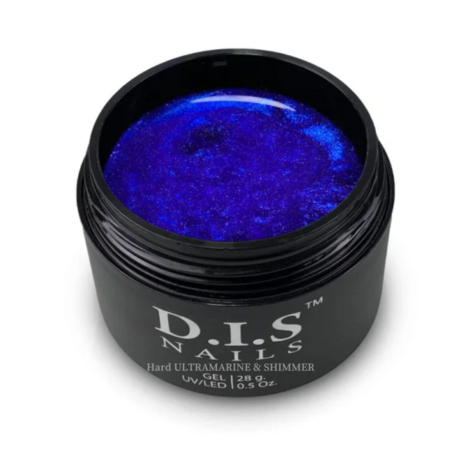 D.I.S.Nails Гель Hard ULTRAMARINE &amp; SHIMMER з шиммером 28 г