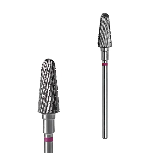 Фреза твердосплавна УСІЧЕНИЙ КОНУС ФІОЛЕТОВИЙ діаметр 6 мм / робоча частина 14 мм EXPERT (FT70V060/14) STALEKS PRO