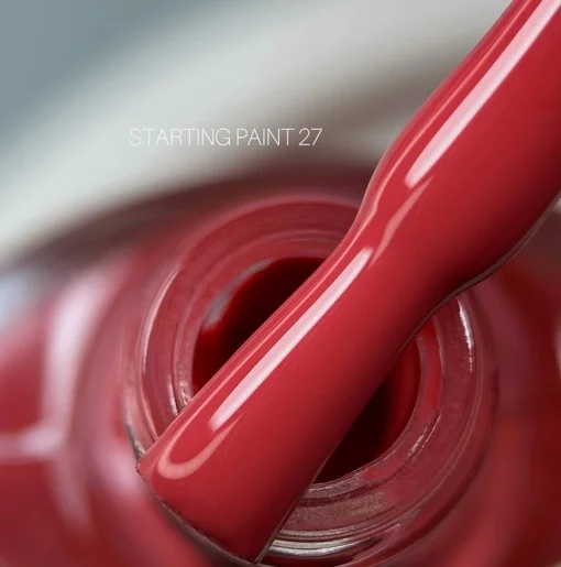 Лак-фарба для стемпінга, 8 мл №27 Колір: Ягідний Stamping Paint SAGA Professional