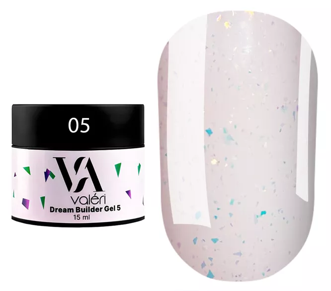 VALERI Dream Collectoin Builder Gel Гель для нарощування 15 мл №005 DREAM 