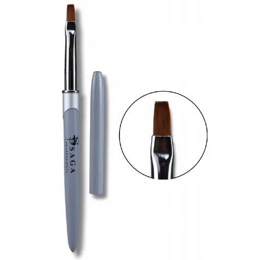 Пензлик для гелю, квадрат 10 мм №7 NEW SAGA Professional